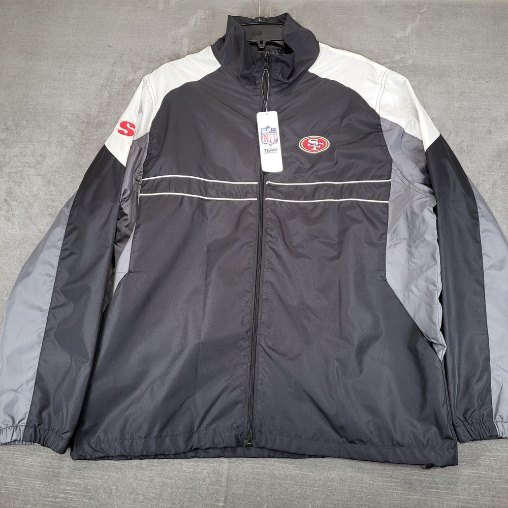 Dunbrooke San Francisco 49ers Sports Illustrated Jacket Mens Large Windbreaker L